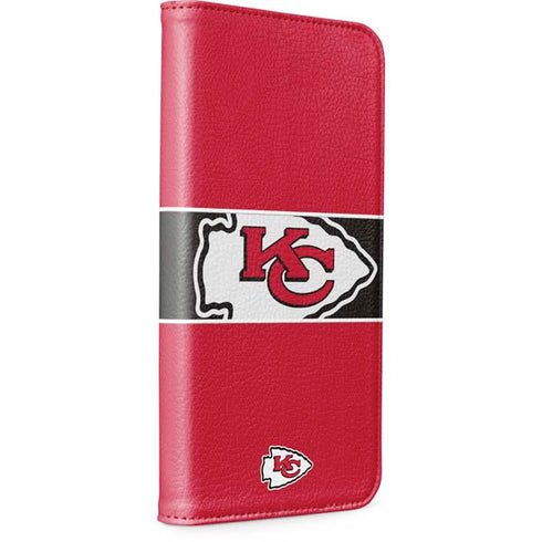 NFL Kansas City Chiefs Zone Block iPhone 15 Plus Folio Case