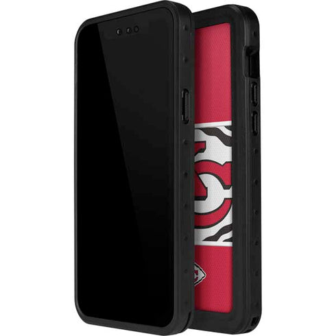 NFL Kansas City Chiefs Zone Block iPhone 15 Pro Waterproof Case