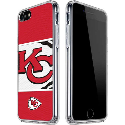 NFL Kansas City Chiefs Zone Block iPhone SE (2nd & 3rd Gen) Clear Case