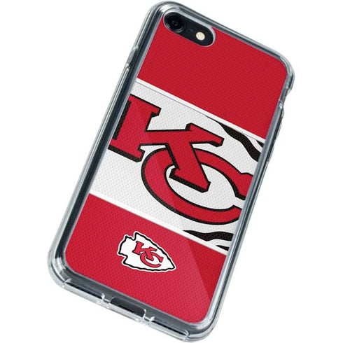 NFL Kansas City Chiefs Zone Block iPhone SE (2nd & 3rd Gen) Clear Case