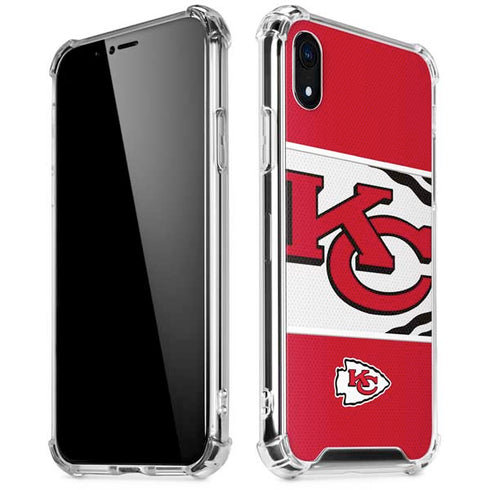NFL Kansas City Chiefs Zone Block iPhone XR Clear Case