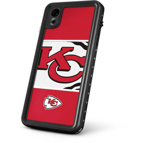 NFL Kansas City Chiefs Zone Block iPhone XR Waterproof Case