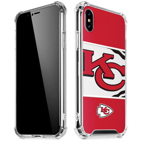 NFL Kansas City Chiefs Zone Block iPhone XS Max Clear Case