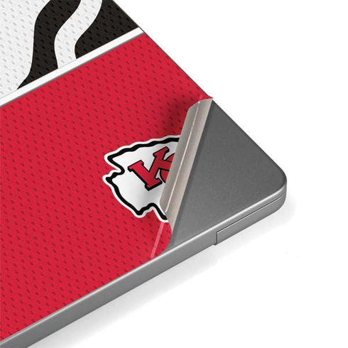 NFL Kansas City Chiefs Zone Block MacBook Pro 14in (2021-24) Skin