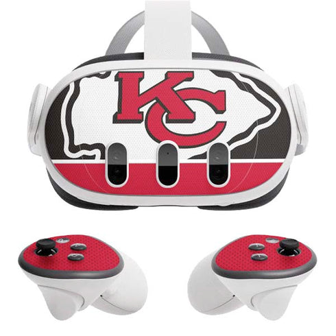 NFL Kansas City Chiefs Zone Block Meta Quest 3 Skin