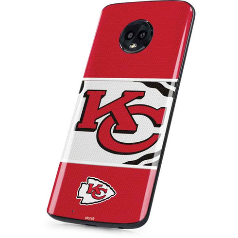 NFL Kansas City Chiefs Zone Block Moto G6 Skin