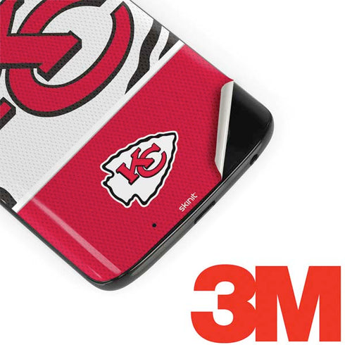 NFL Kansas City Chiefs Zone Block Moto G6 Skin