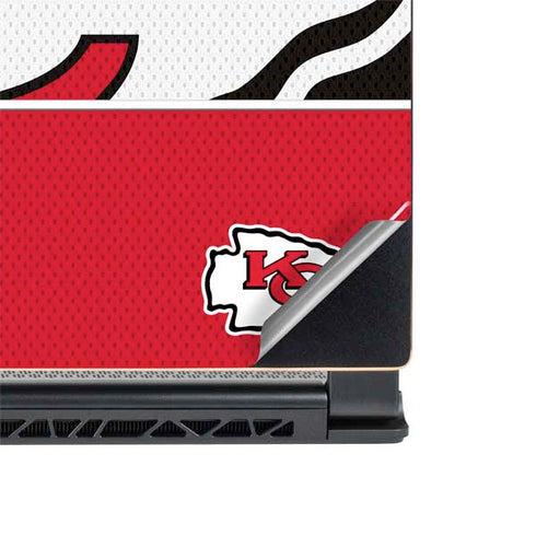 NFL Kansas City Chiefs Zone Block MSI GS65 Stealth Laptop Skin