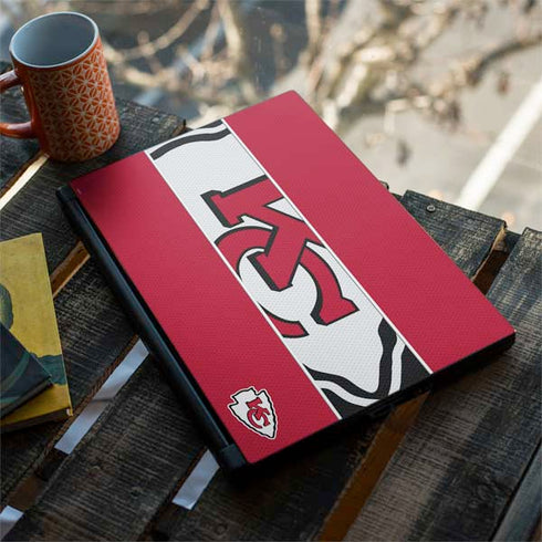 NFL Kansas City Chiefs Zone Block MSI GS65 Stealth Laptop Skin