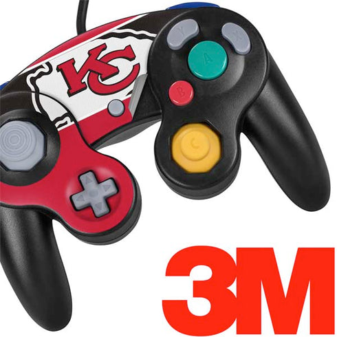 NFL Kansas City Chiefs Zone Block Nintendo GameCube Controller Skin