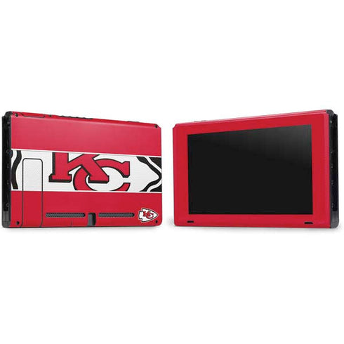 NFL Kansas City Chiefs Zone Block Nintendo Switch Bundle Skin