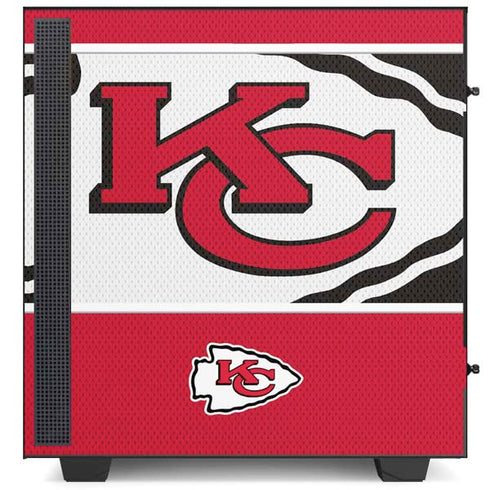 NFL Kansas City Chiefs Zone Block NZXT H510 Compact ATX Mid-Tower Case Skin