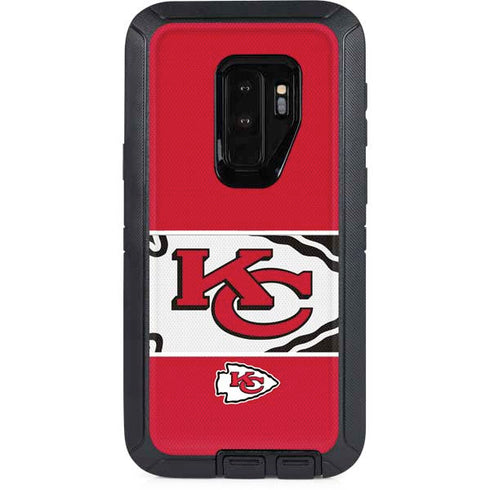 NFL Kansas City Chiefs Zone Block Otterbox Defender Galaxy Skin