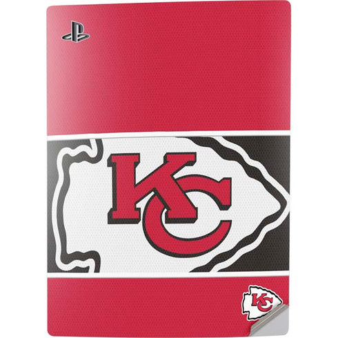NFL Kansas City Chiefs Zone Block PS5 Digital Edition Console Skin