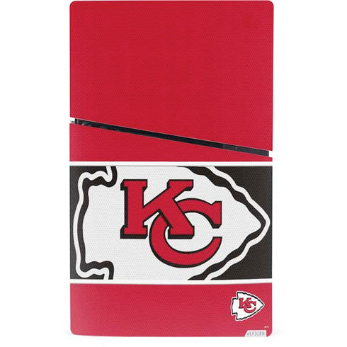 NFL Kansas City Chiefs Zone Block PS5 Slim Digital Edition Console Skin