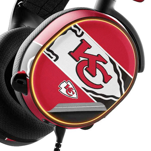 NFL Kansas City Chiefs Zone Block SteelSeries Arctis 3 Skin