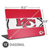 NFL Kansas City Chiefs Zone Block Universal Laptop 15in (12.2 x 8.8in) Skin