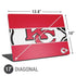 NFL Kansas City Chiefs Zone Block Universal Laptop 17in (13.8 x 10in) Skin