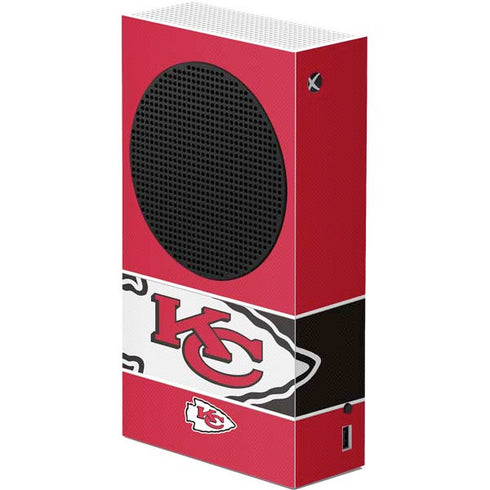 NFL Kansas City Chiefs Zone Block Xbox Series S Console Skin