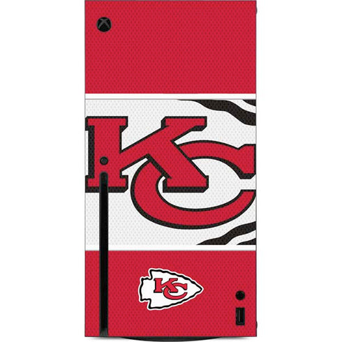 NFL Kansas City Chiefs Zone Block Xbox Series X Console Skin