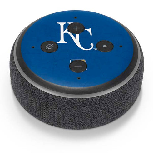 MLB Kansas City Royals - Solid Distressed Amazon Echo Dot Skin