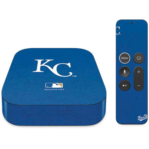 MLB Kansas City Royals - Solid Distressed Apple TV Skin