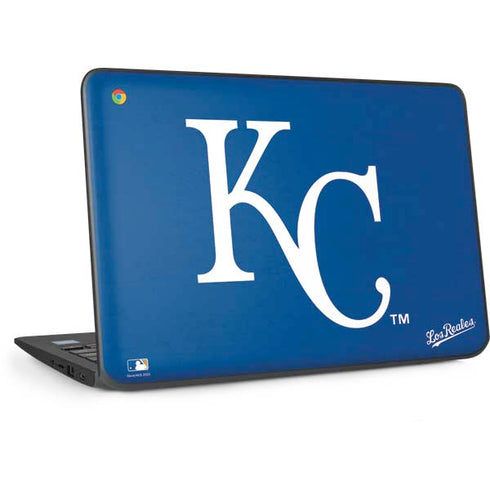 MLB Kansas City Royals - Solid Distressed HP Chromebook Skin