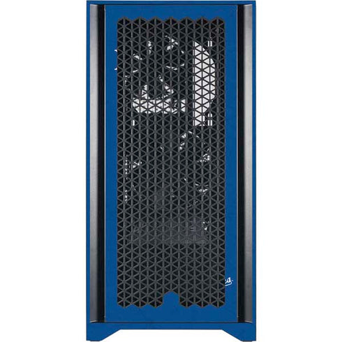 MLB Kansas City Royals - Solid Distressed Corsair 4000D Tempered Glass Mid-Tower ATX Case Skin
