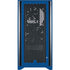 MLB Kansas City Royals - Solid Distressed Corsair 4000D Tempered Glass Mid-Tower ATX Case Skin