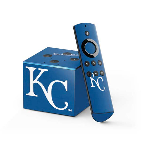 MLB Kansas City Royals - Solid Distressed Fire TV Cube Skin