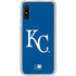 MLB Kansas City Royals - Solid Distressed Galaxy A10e Clear Case
