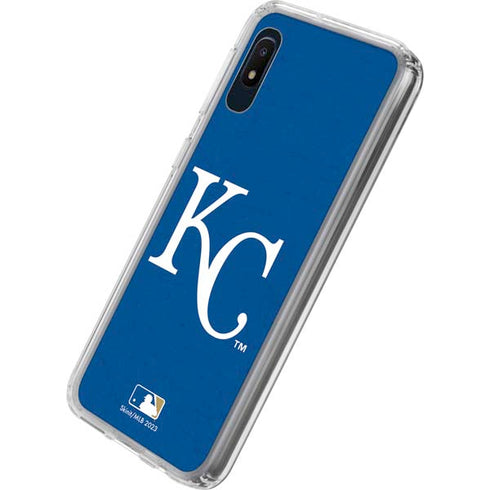 MLB Kansas City Royals - Solid Distressed Galaxy A10e Clear Case