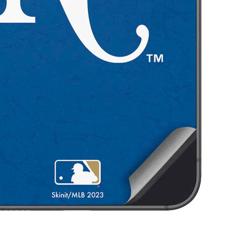 MLB Kansas City Royals - Solid Distressed Galaxy A14 5G Skin