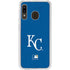 MLB Kansas City Royals - Solid Distressed Galaxy A20 Clear Case