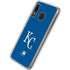 MLB Kansas City Royals - Solid Distressed Galaxy A20 Clear Case