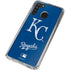 MLB Kansas City Royals - Solid Distressed Galaxy A21 Clear Case