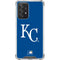 MLB Kansas City Royals - Solid Distressed Galaxy A52 5G Clear Case