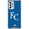MLB Kansas City Royals - Solid Distressed Galaxy A53 5G Clear Case