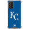 MLB Kansas City Royals - Solid Distressed Galaxy A72 5G Clear Case