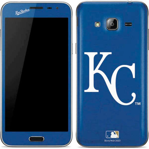 MLB Kansas City Royals - Solid Distressed Galaxy J3 Skin