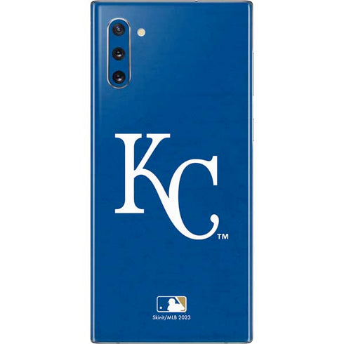 MLB Kansas City Royals - Solid Distressed Galaxy Note 10 Skin
