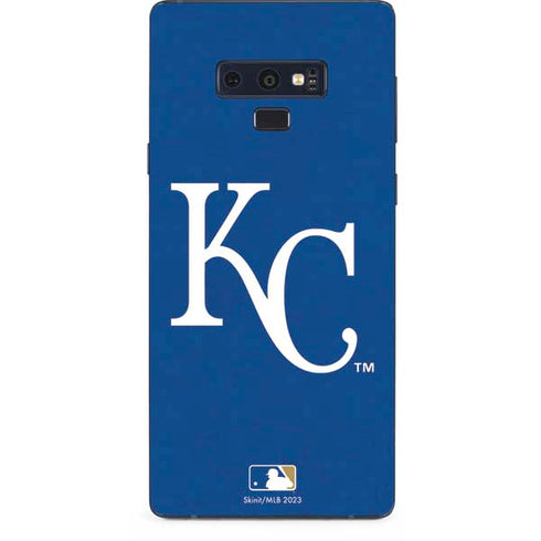 MLB Kansas City Royals - Solid Distressed Galaxy Note 9 Skin