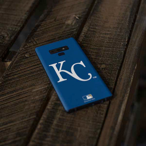 MLB Kansas City Royals - Solid Distressed Galaxy Note 9 Skin