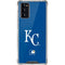 MLB Kansas City Royals - Solid Distressed Galaxy Note20 5G Clear Case