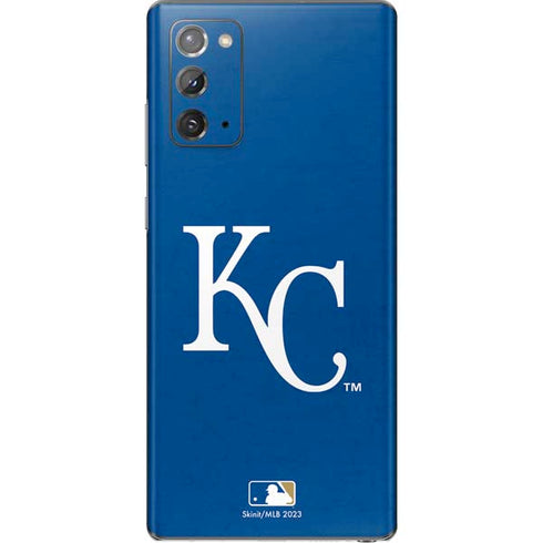 MLB Kansas City Royals - Solid Distressed Galaxy Note20 5G Skin