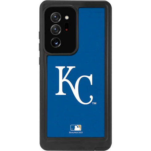 MLB Kansas City Royals - Solid Distressed Galaxy Note20 Ultra 5G Waterproof Case