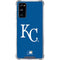 MLB Kansas City Royals - Solid Distressed Galaxy S20 FE Clear Case