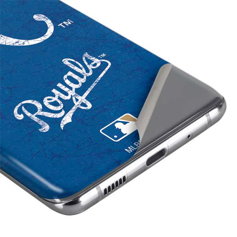 MLB Kansas City Royals - Solid Distressed Galaxy S20 Plus Skin