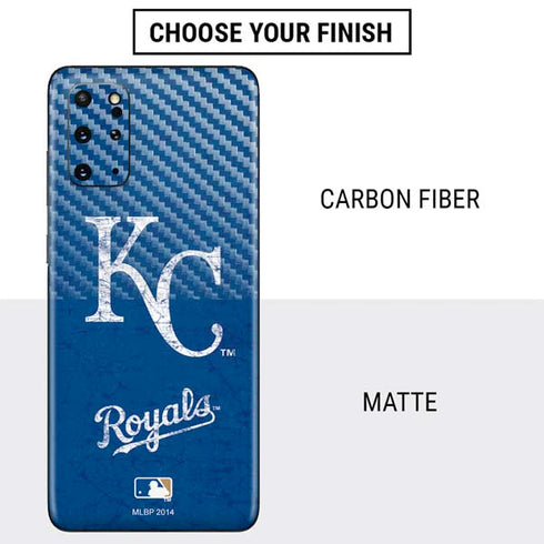 MLB Kansas City Royals - Solid Distressed Galaxy S20 Plus Skin
