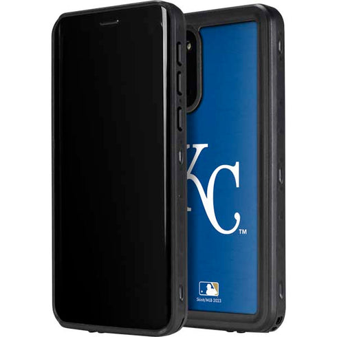 MLB Kansas City Royals - Solid Distressed Galaxy S20 Plus Waterproof Case